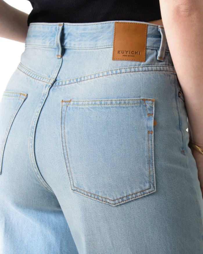 Kuyichi | Harper Loose Flare Light Blue