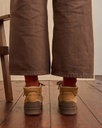 FAGUO | Basket Elm  Suede - Ecru et kaki