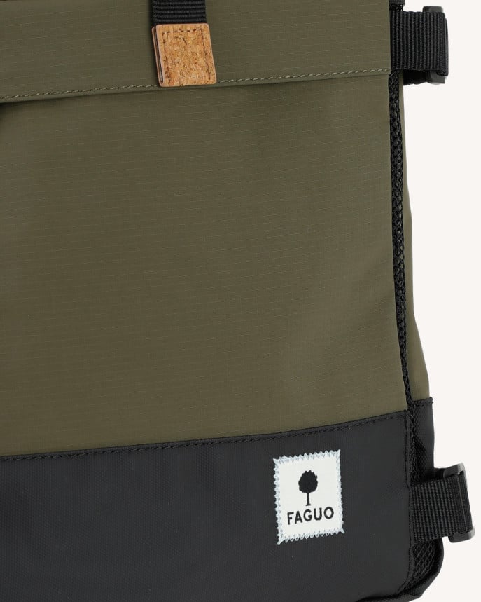 FAGUO | Baskets Femme Ceiba Leather - Kaki