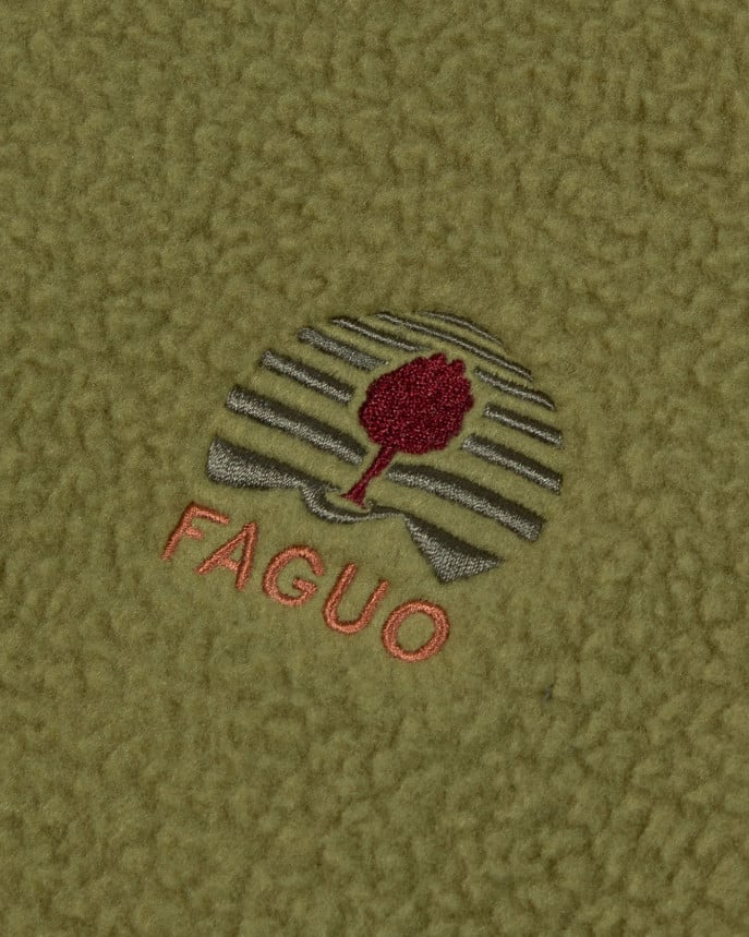 FAGUO | Baskets Femme Ceiba Leather - Kaki