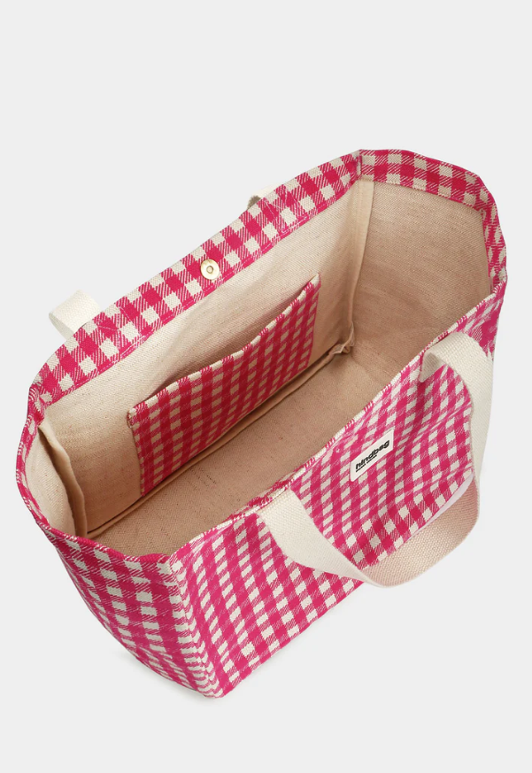 HindBag | Cabas Claude - Vichy Rose
