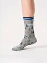 THOUGHT | Chaussettes - Mens Camper Van Organic Cotton Crew - Grey Marl