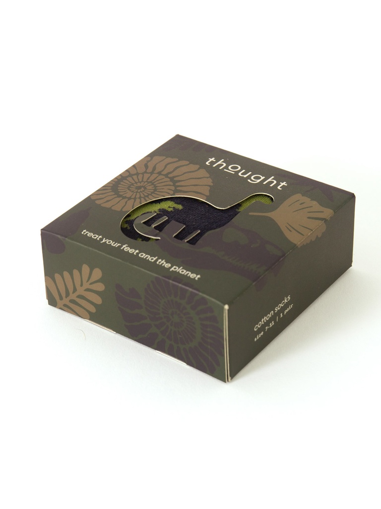 THOUGHT | Chaussettes - Mens Dino Organic Cotton Gift Box - Navy Blue