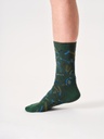 THOUGHT | Chaussettes - Mens Farming Organic Cotton Crew - Dark Green