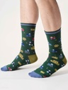 THOUGHT | Chaussettes - Mens Farming Organic Cotton Crew - Dark Green