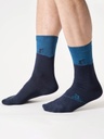 THOUGHT | Chaussettes - Mens Mountain Biking Bamboo Gift Box Of 4 - Blue/Navy/Grey/Navy