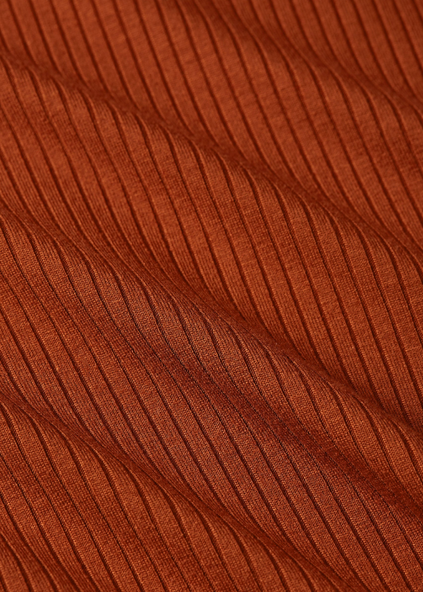 KING LOUIE | Lili Tee Uni Rib - Spicy Brown