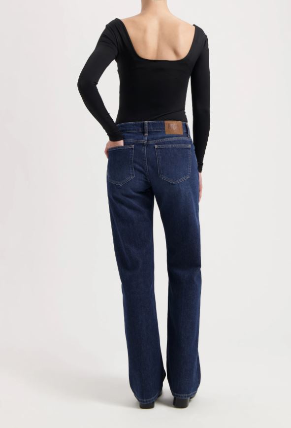 MUD JEANS || Jean Carry Mid Straight - Faded Vintage