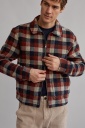 TWOTHIRDS | JACKETS - BALLYCUGGERAN - NAVY RED ECRU CHECKS