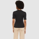 KNOWLEDGE COTTON APPAREL | Regenerative Organic Cotton High Neck Rib - Night Sky