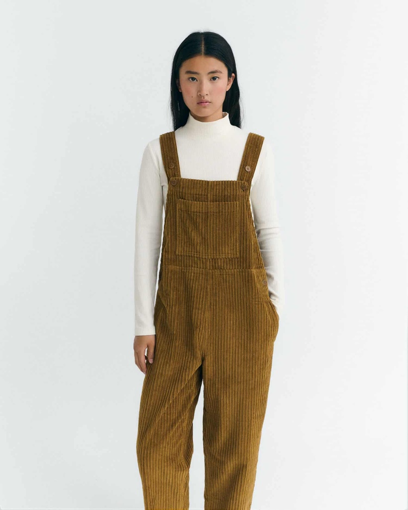 THINKING MU | Combinaison Light Oak en velours - Brown