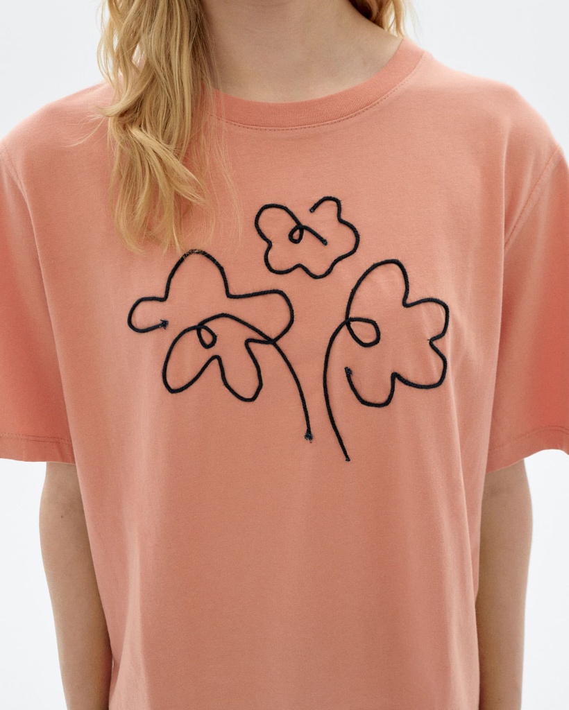 THINKING MU | T-shirt Flower Rope Lucia - Pink