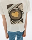 THINKING MU | PANCAKE IDA TEE - WHITE