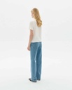 THINKING MU | PANCAKE IDA TEE - WHITE