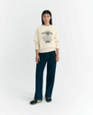 THINKING MU | Sweatshirt Cloud Sheep Bonnie - White