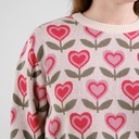 DEDICATED | T-shirt Vadstena Grow Up - Purple Thistle