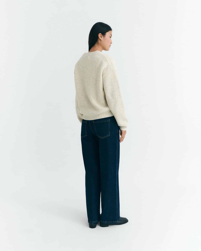 THINKING MU | Pull Carmen - Ecru