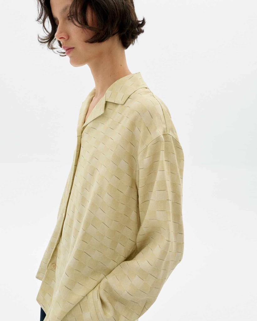 THINKING MU | Blouse Julia Printed - Ecru 