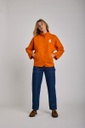 GRAINE | VESTE BOUTON VIVACITE - ORANGE 