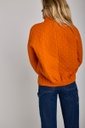 GRAINE | VESTE BOUTON VIVACITE - ORANGE 