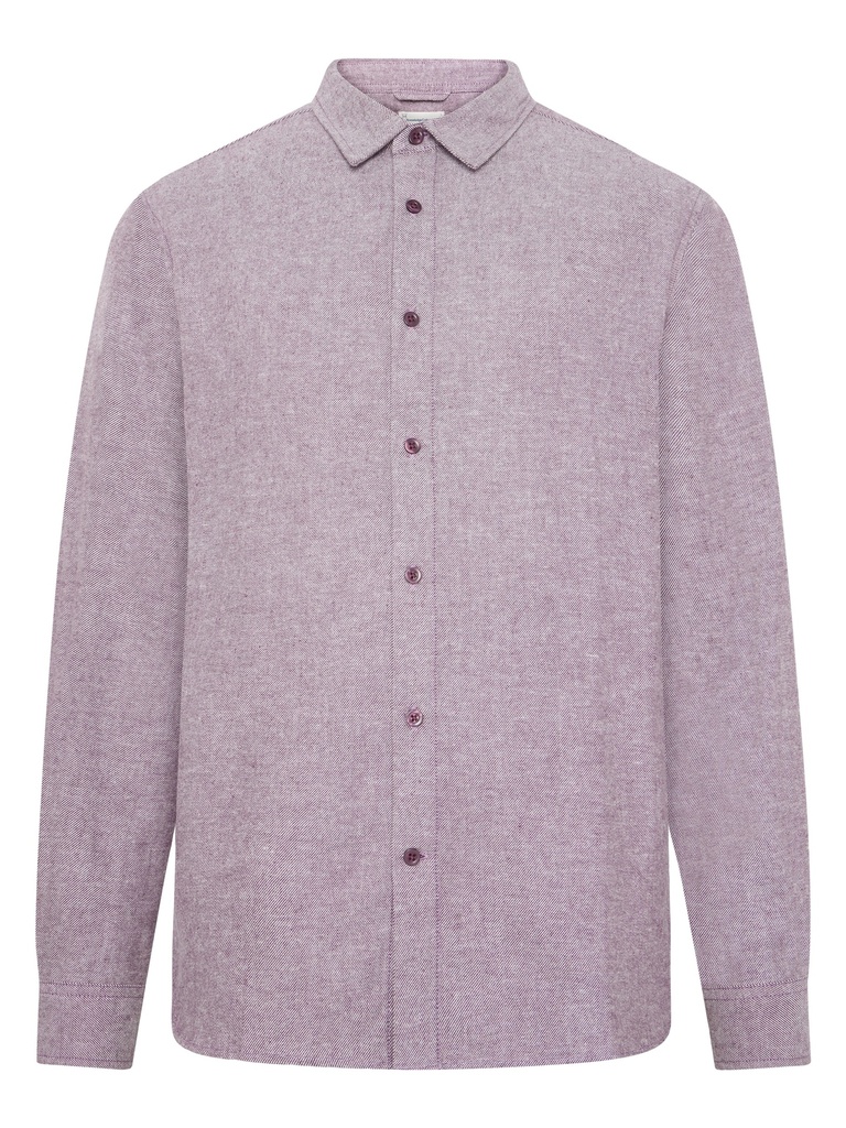 KNOWLEDGE COTTON APPAREL | Organic Cotton Flannel Shirt GOTS - Fig