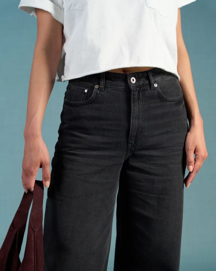 Kuyichi | Harper Loose Flare Light Blue