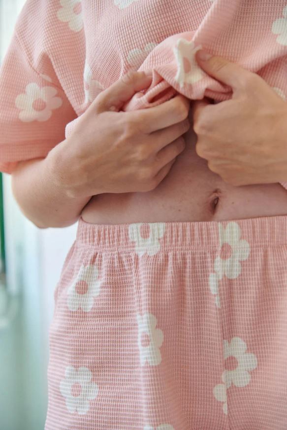 WE ARE JOLIES | Pyjama Gaufré - court - Coton Bio - Monique Rose