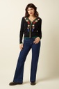 KING LOUIE | Gilet V Rib Cardi Perry - Black 