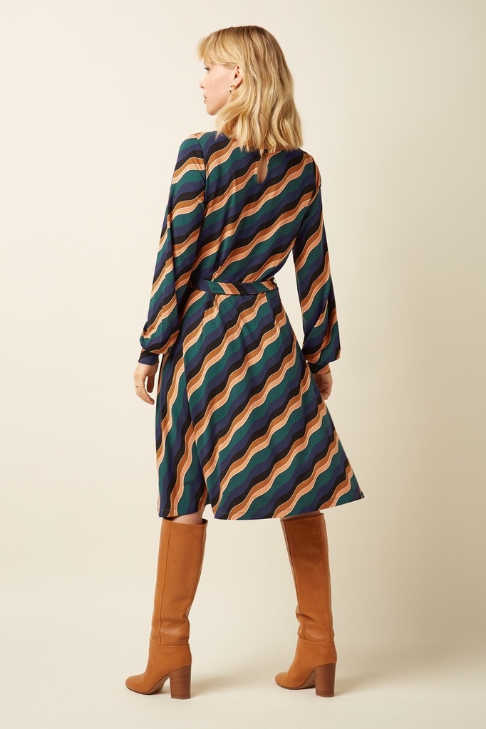 KING LOUIE | Robe Betty Puff Razzle - Dragonfly Green