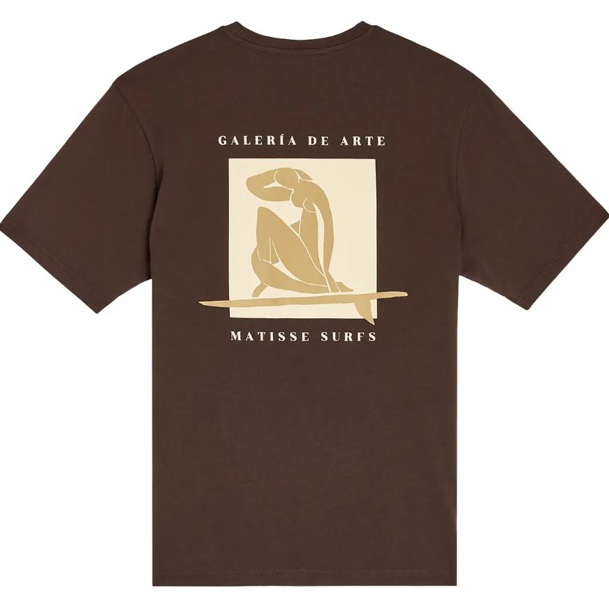 BASK IN THE SUN | MATISSE Tee - Chocolate 