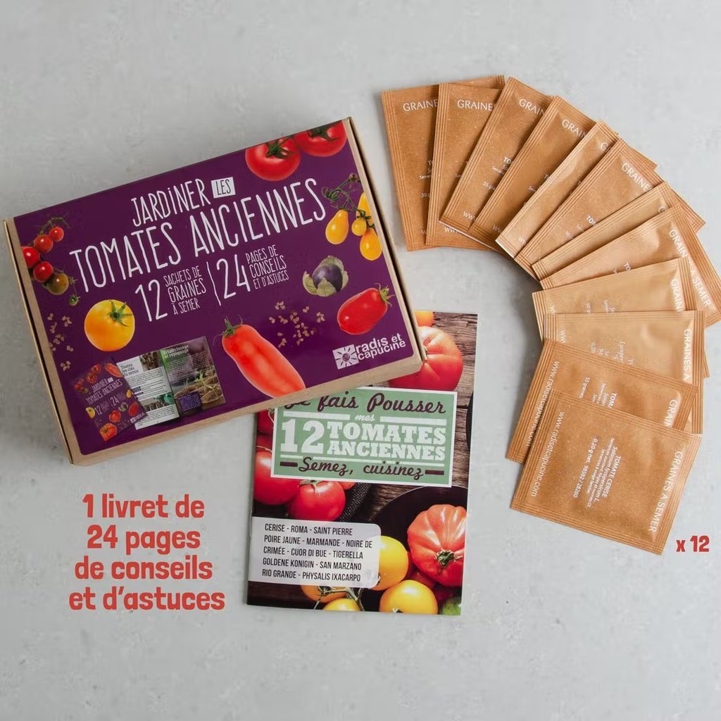 12 Sachets Tomates Anciennes 