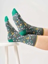 THOUGHT | Coffret de 4 chaussettes - Floral - Dark Grey/Green/Black/Grey Marl