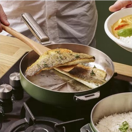 Cookut | LA MERVEILLEUSE POELE INOX  28CM - FOUGERE