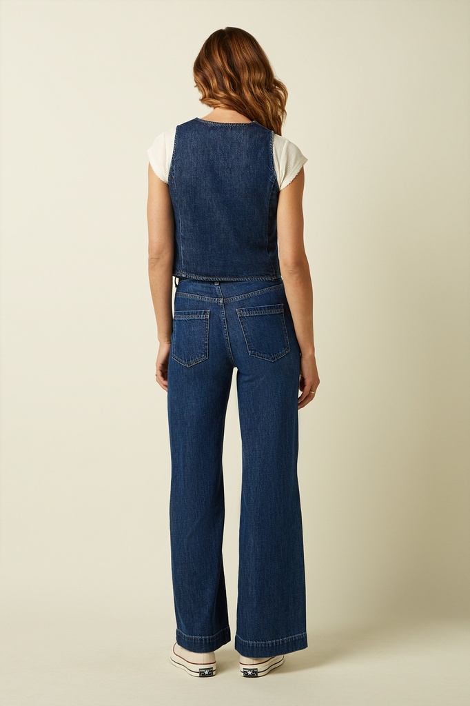 KING LOUIE WEB | Gilet Playa Denim - Blue Tint