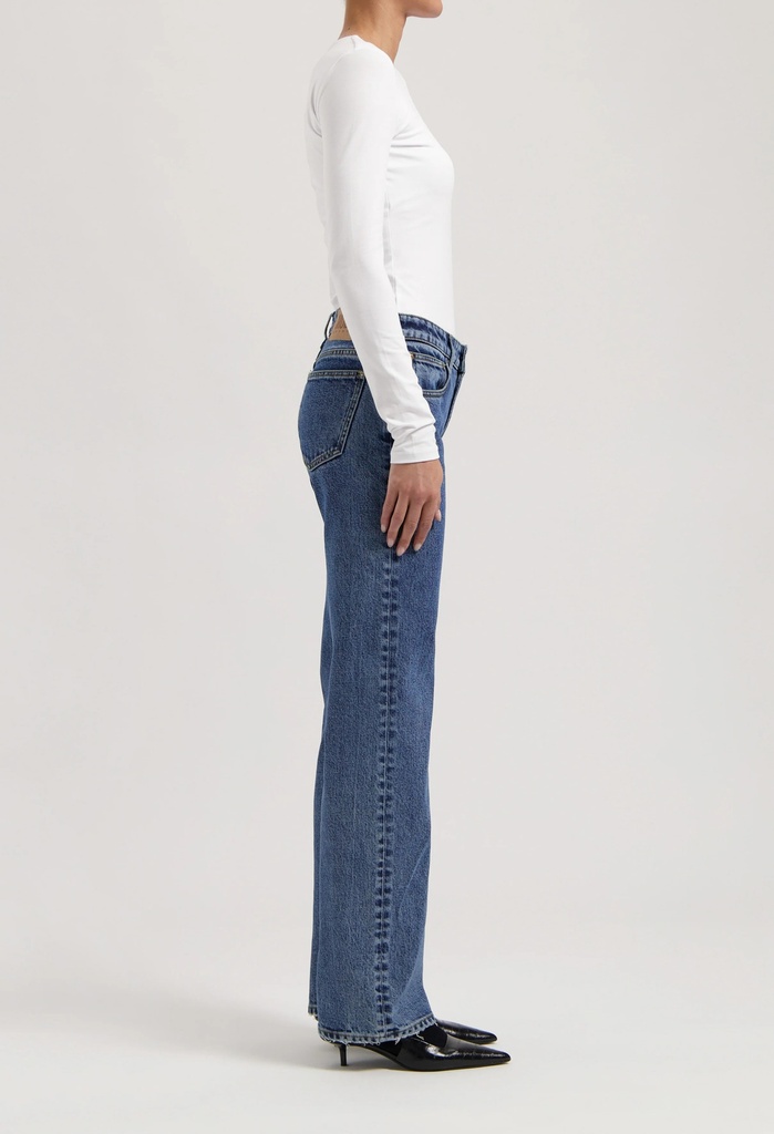 MUD JEANS || Jean Carry Mid Straight - Stone Vintage