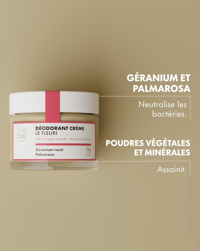 Clémence et Vivien || Déodorant naturel  -  Le Fleuri