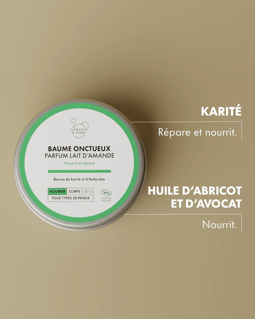 Clémence et Vivien || Grand Baume onctueux - Lait d'amande - 150ml