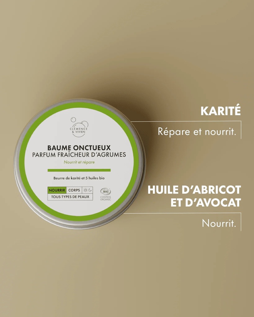 Clémence et Vivien || Grand Baume onctueux - Fraîcheur d'agrumes -150ml