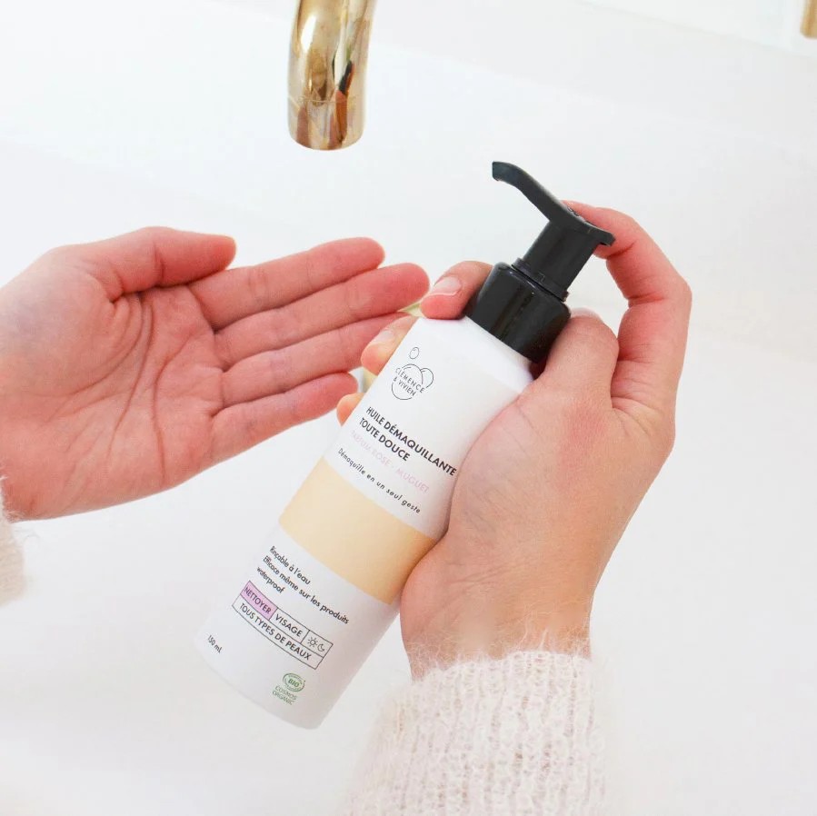 Clémence et Vivien || Huile démaquillante rinçable - Rose Muguet - 150ml