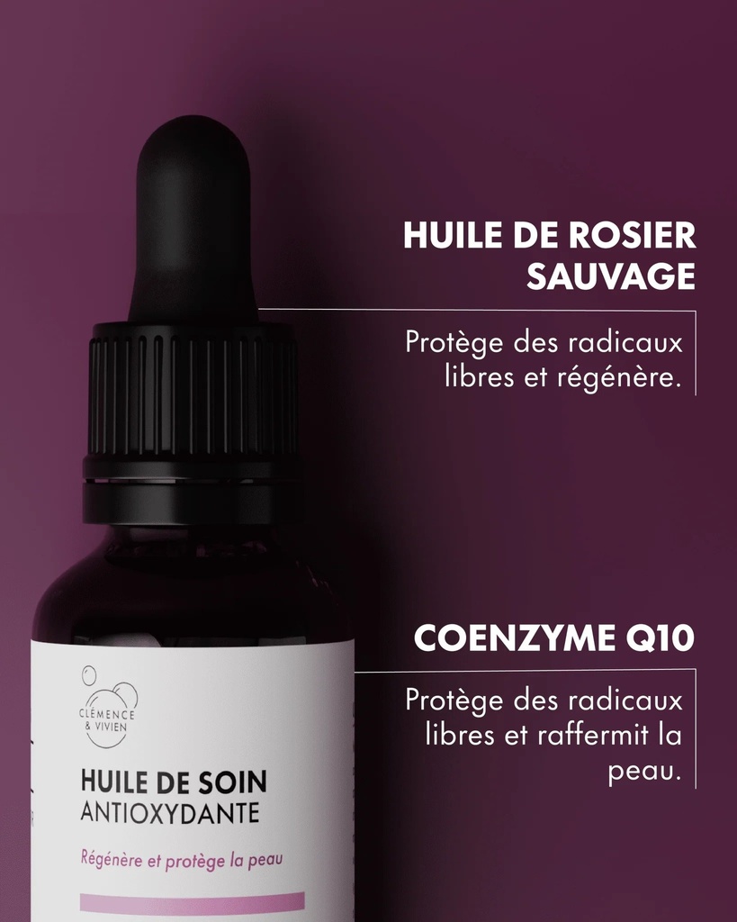 Clémence et Vivien || Huile de Soin Protectrice Antioxydante - 30ml