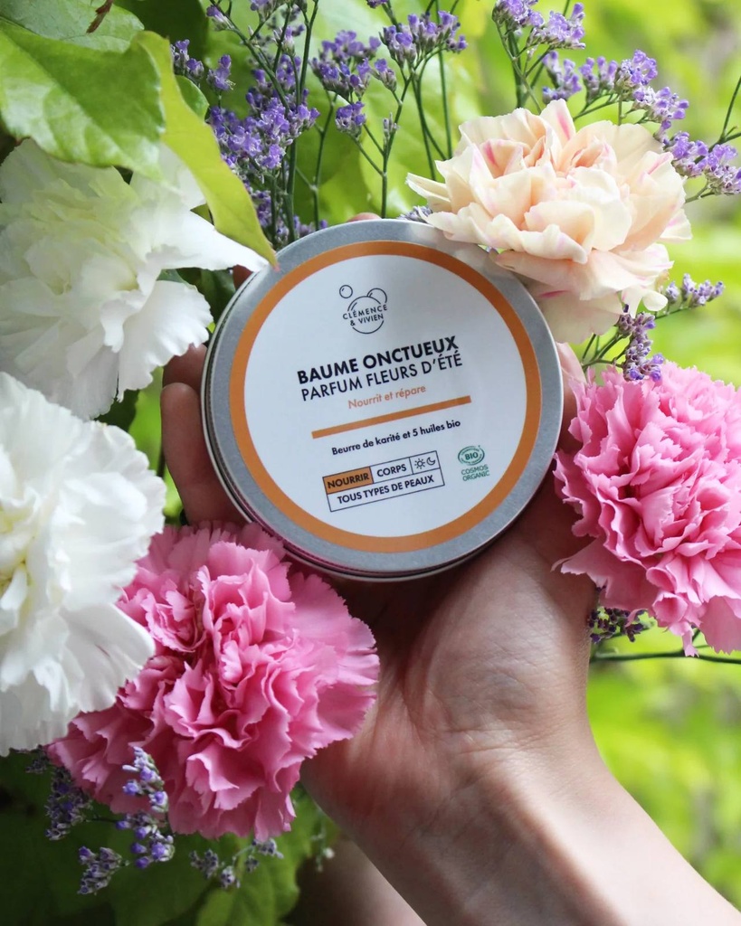 Clémence et Vivien || Mini Baume Onctueux - Fleurs d'été - 50ml