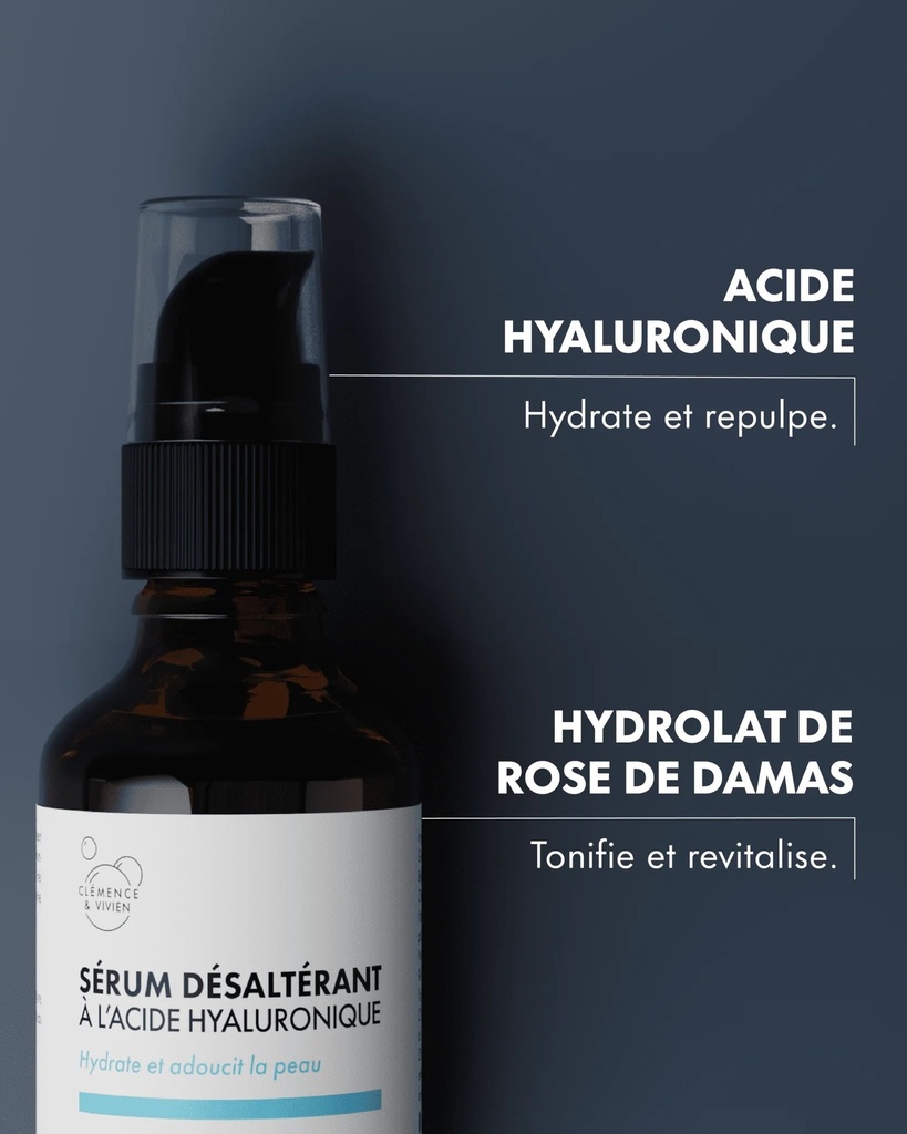 Clémence et Vivien || Sérum désaltérant à l'Acide Hyaluronique - 30ml