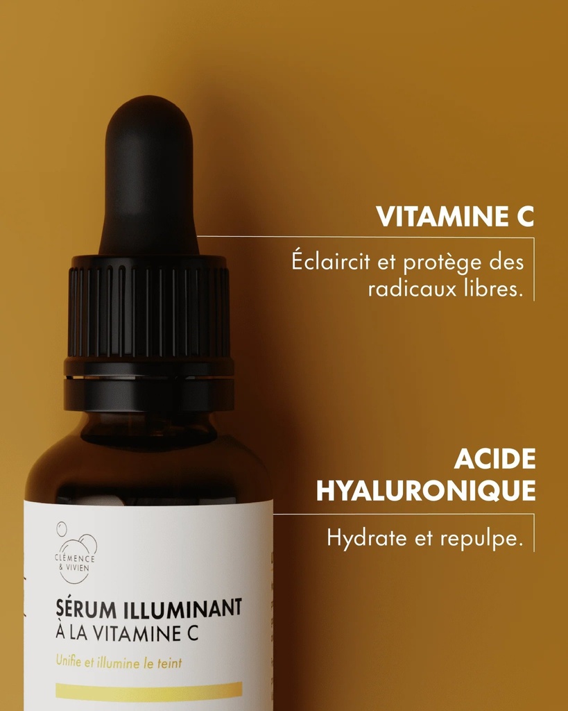 Clémence et Vivien || Sérum illuminant à la vitamine C - 30ml