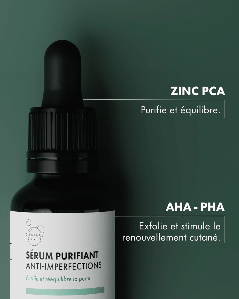 Clémence et Vivien | Sérum purifiant anti-imperfections