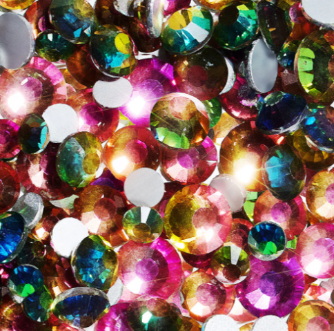 Si si la paillette | Strass Réutilisable - Rainbow