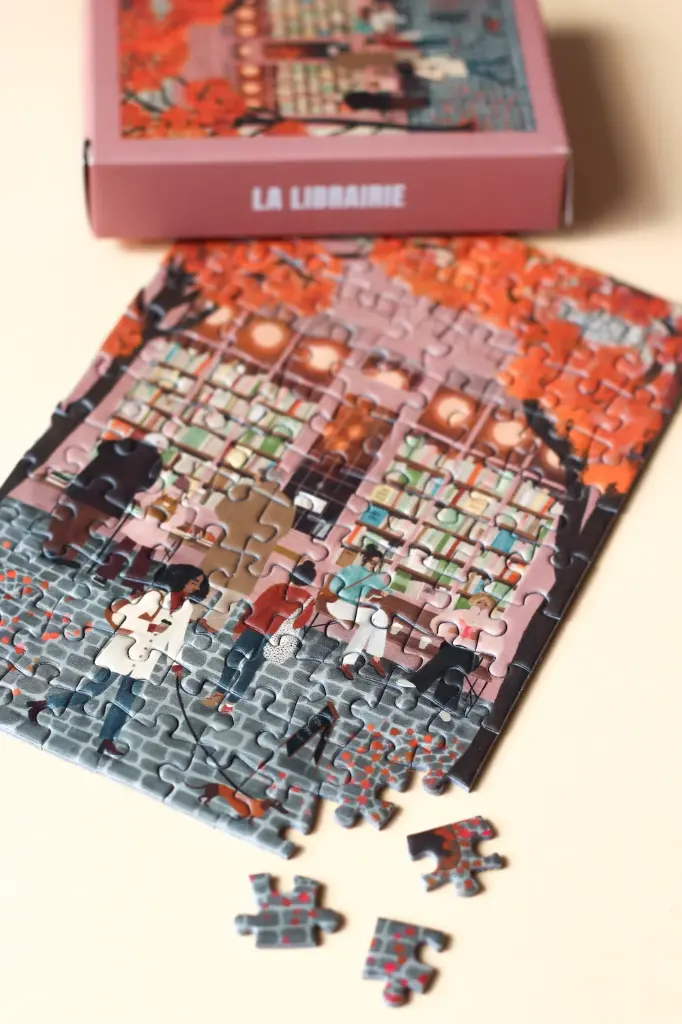 Piecely-La-Librairie-Minipuzzle-99-Teile-Rachel-Victoria-Hillis-1.webp