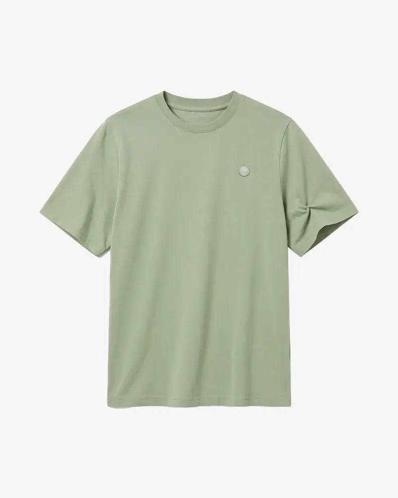 Regular_fit_Badge_t-shirt-T-shirts-1010605-1396_Lily_Pad.webp