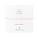 A Beautiful Story | Bracelet Gemstone - Rose Quartz Silver