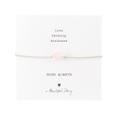 A Beautiful Story | Bracelet Gemstone - Rose Quartz Silver