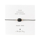 A Beautiful Story | Bracelet Gemstone - Black Onyx Gold